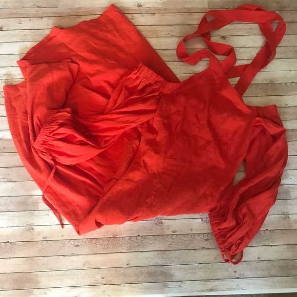 REJINA PYO Odella Halter Cold-Shoulder Midi Dress - Picture 4 of 7